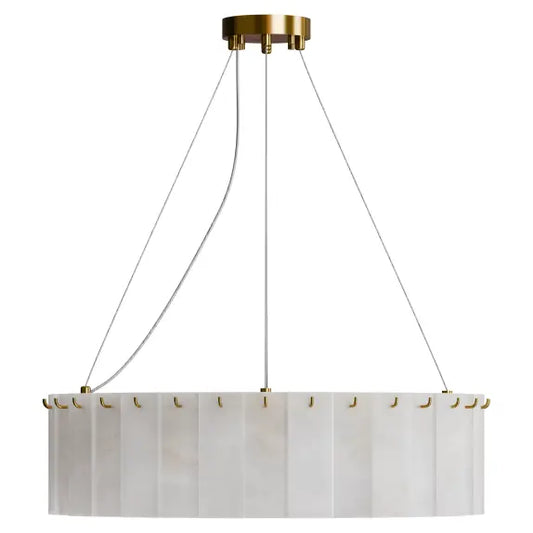 Calibo Mirage 12 light Alabaster Stone 600mm Round Pendant