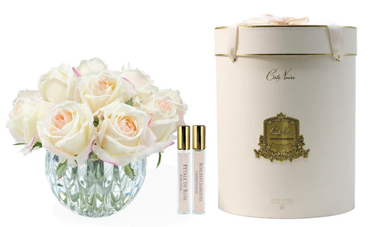 Luxury Round 13 Rose Buds Bouquet in Blush - RRB02