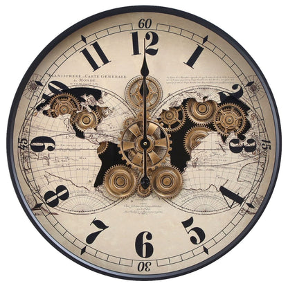 TQ-E103 60cm Vasco Map Industrial Clock
